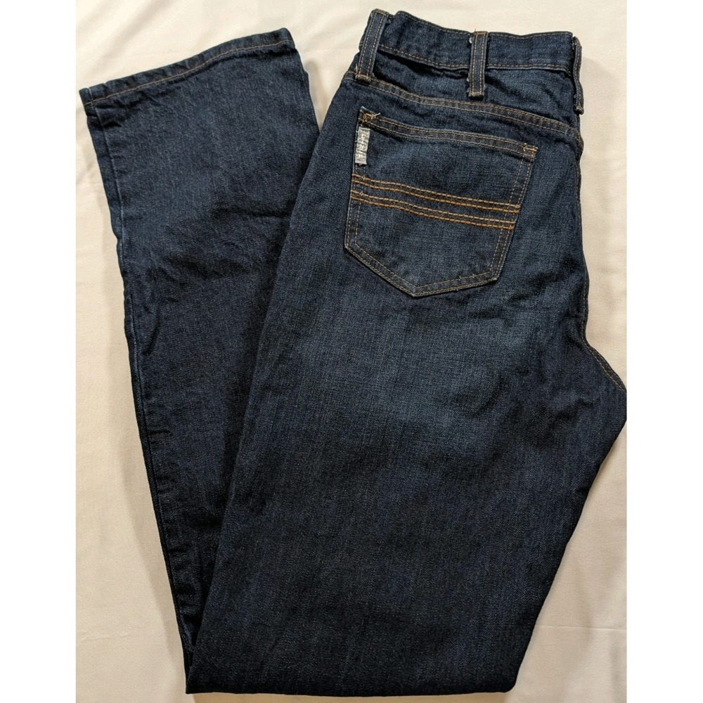 Cinch Silver Label Men's Jeans 34x36 Dark Wash Slim Fit Straight Leg EUC
